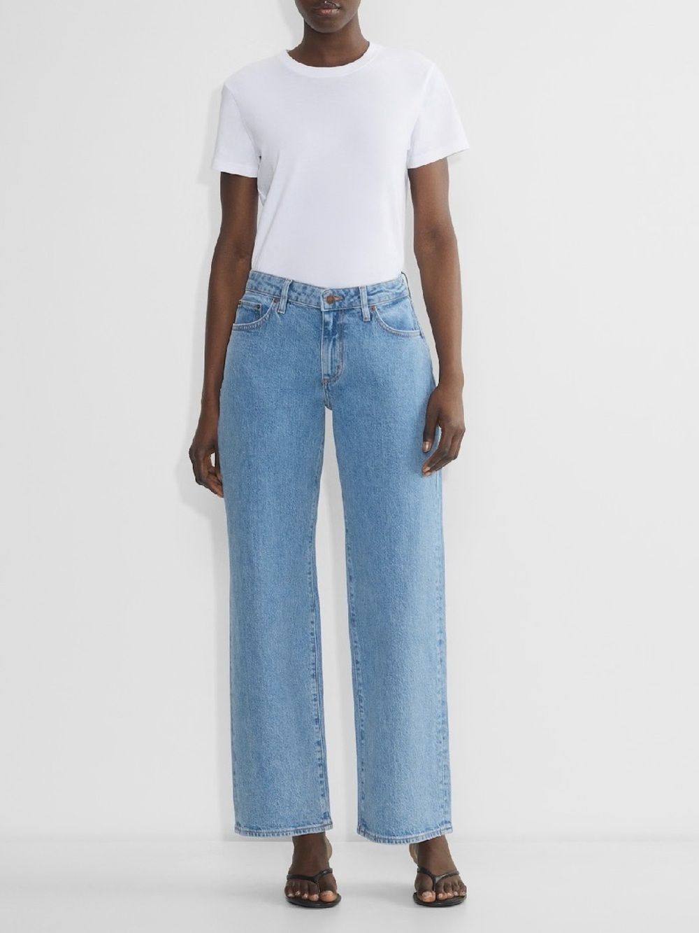 Artizia Denim Forum Jean Salma Curved Straight Ultra Low Size 27